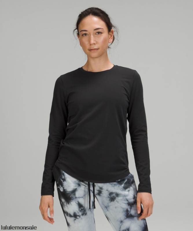 Lululemon Damen DELULU299 | Schwarzes Love Langarmshirt